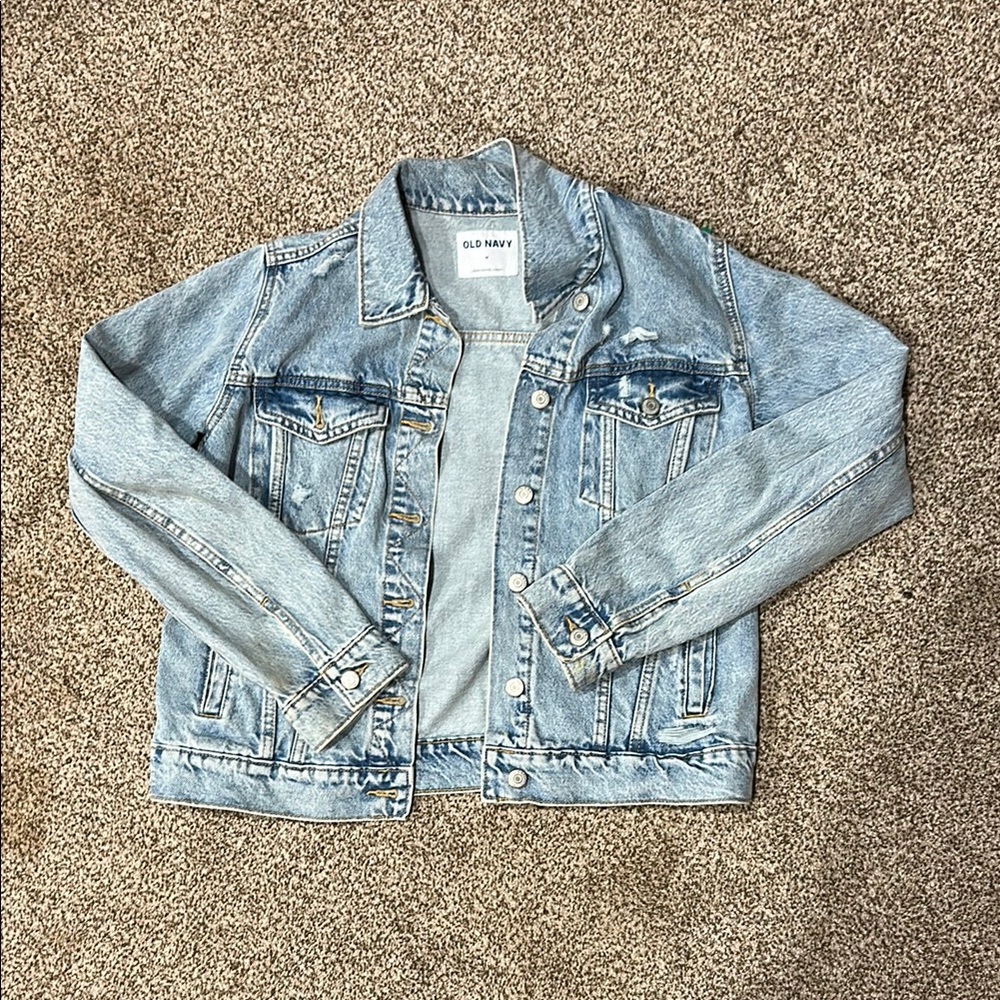 Old Navy Blue Jean Jacket Classic Denim Style